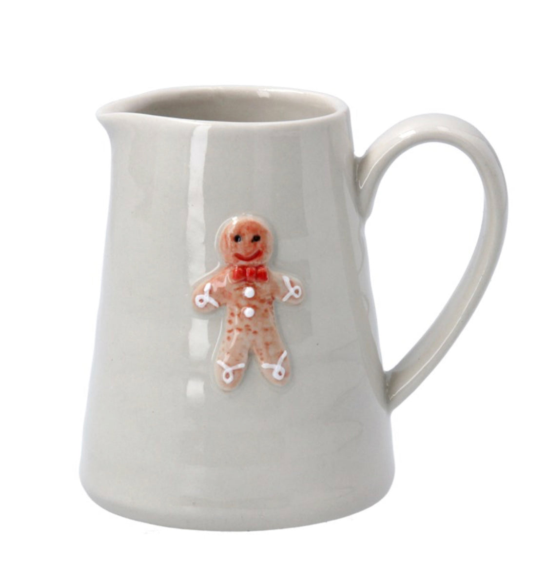 Gisela Graham Ceramic Mini Jug - Gingerbread Man