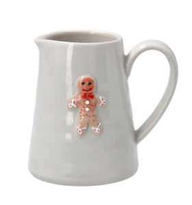 Gisela Graham Ceramic Mini Jug - Gingerbread Man