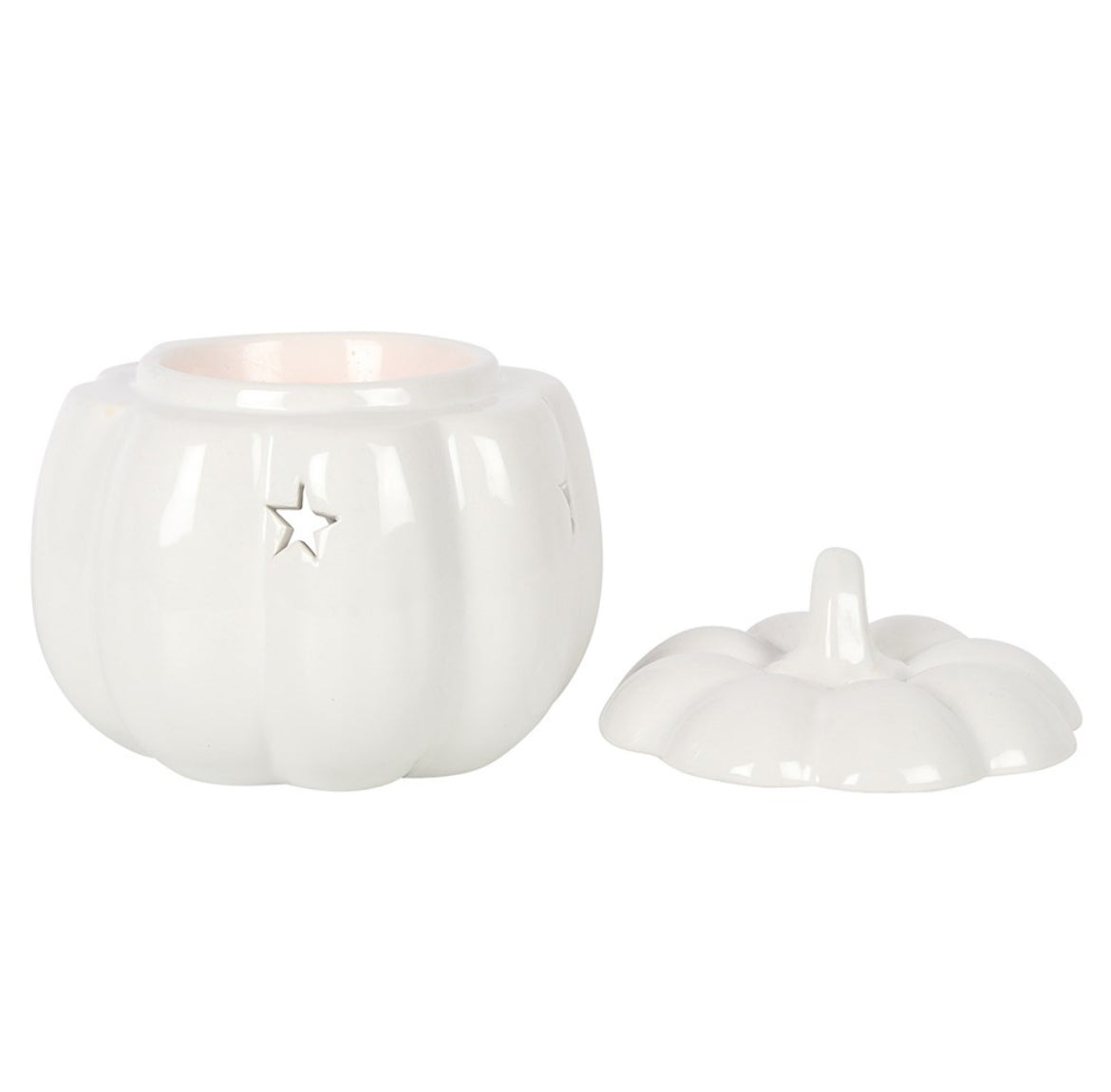 WHITE PUMPKIN OIL BURNER