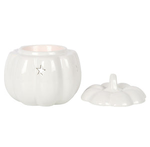 WHITE PUMPKIN OIL BURNER