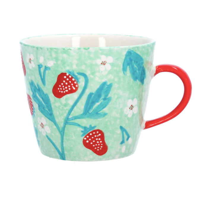 Gisela Graham Strawberry Field Mug