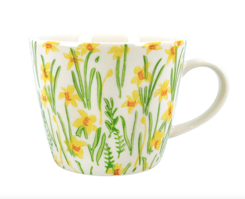 Gisela Graham Daffodil Stoneware Mug