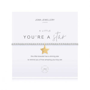 JOMA JEWELLERY -  A LITTLE YOU'RE A STAR BRACELET