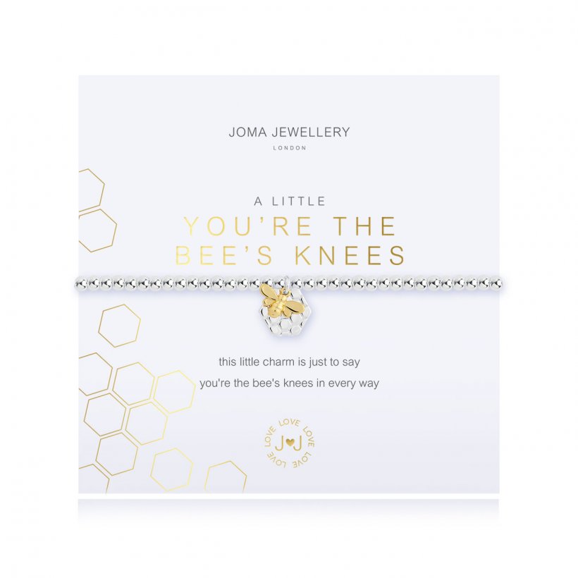 JOMA JEWELLERY -  A LITTLE YOU'RE THE BEE'S KNEES BRACELET