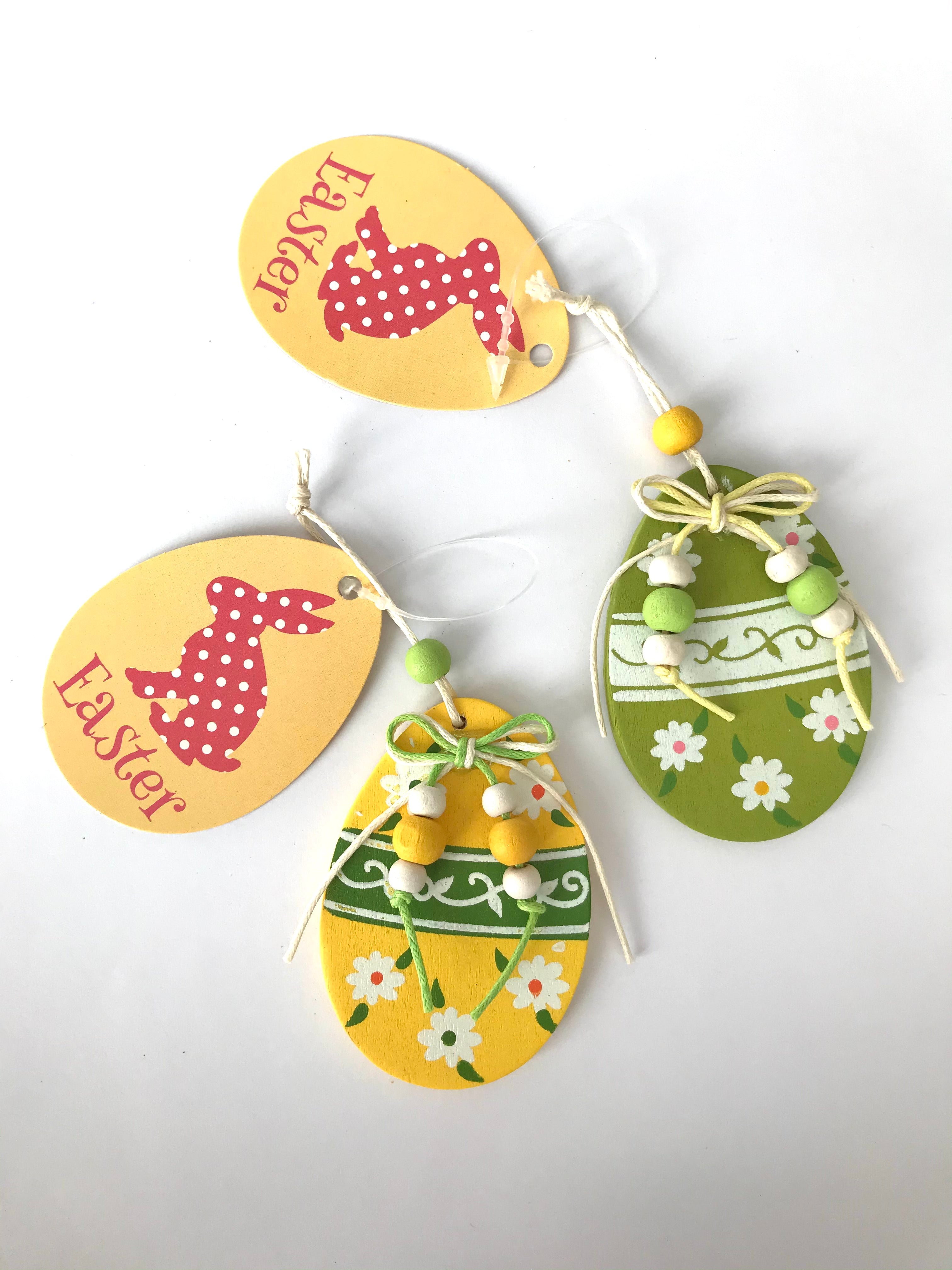 Colourful Egg Easter Decoration - 4 Colours