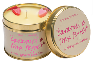 Caramel & Pink Pepper Scented Candle