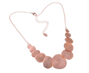 Rose Gold Plated Alloy Necklace