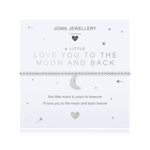 Joma Jewellery Children's A Little Love You To The Moon And Back Bracelet